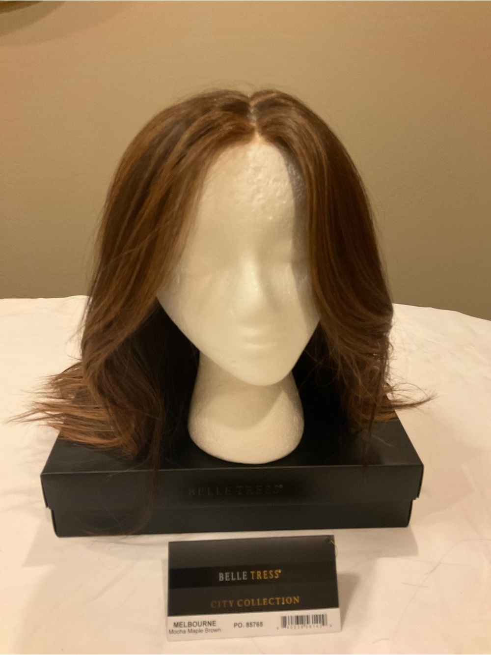 Belle Tress Melbourne Wig in Mocha Maple Brown